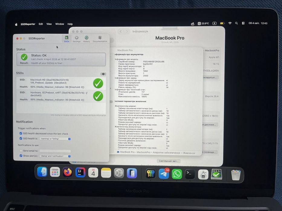 MacBook Pro M1 2020 16/256