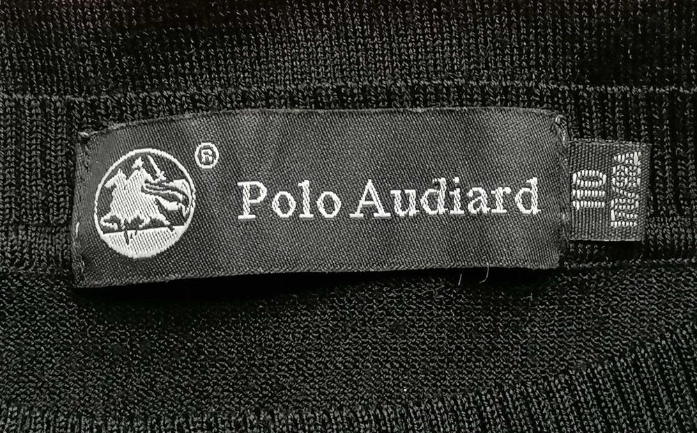 R) POLO AUDIARD sweterek krótki rękaw Roz.170/88A/M