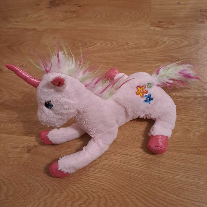 Maskotka jednorożec / pluszak różowy 30 cm