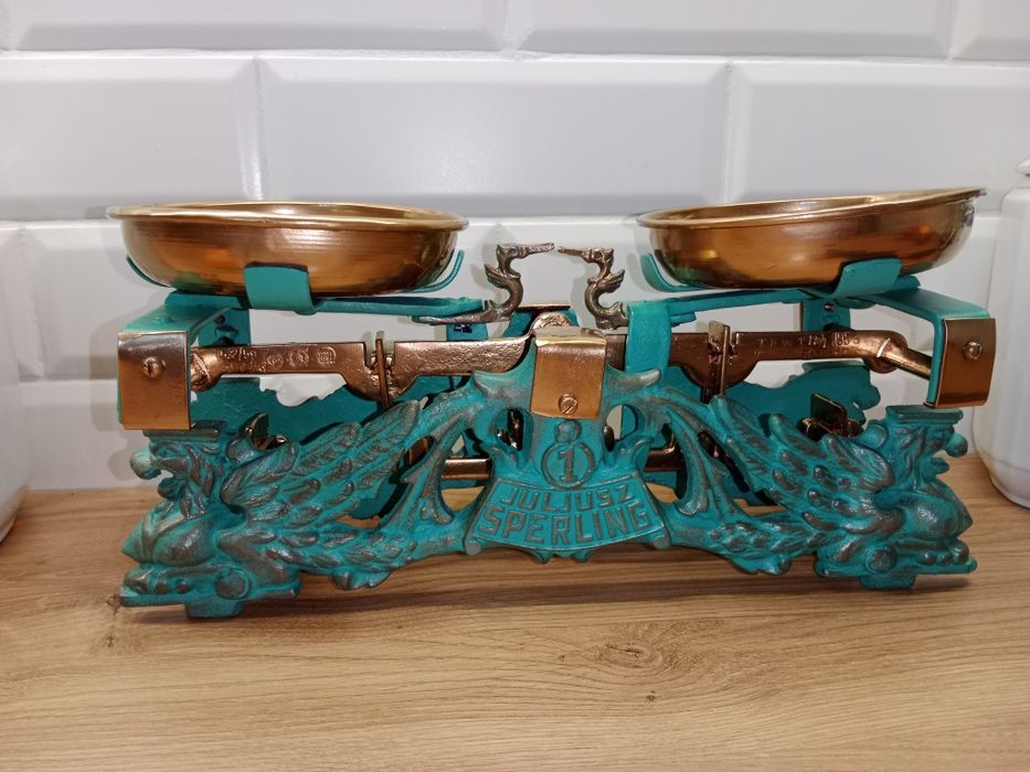 Waga szalkowa Juliusz Sperling 1kg UNIKAT