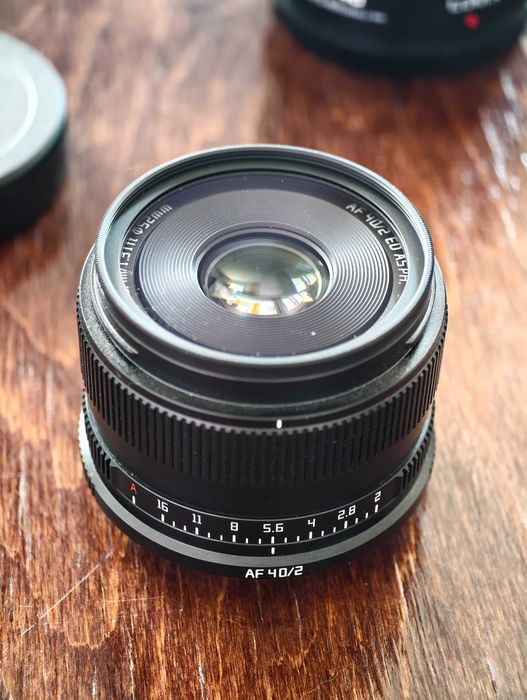 Obiektyw TTArtisan 40mm f/2 (L-mount), prawie nowy, z filtrem, pancake - Panasonic/Leica/Sigma