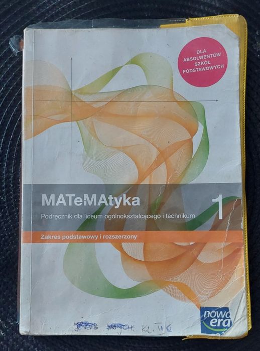 Matematyka technikum kl 1 Nowa Era podstawowy i rozszerzony