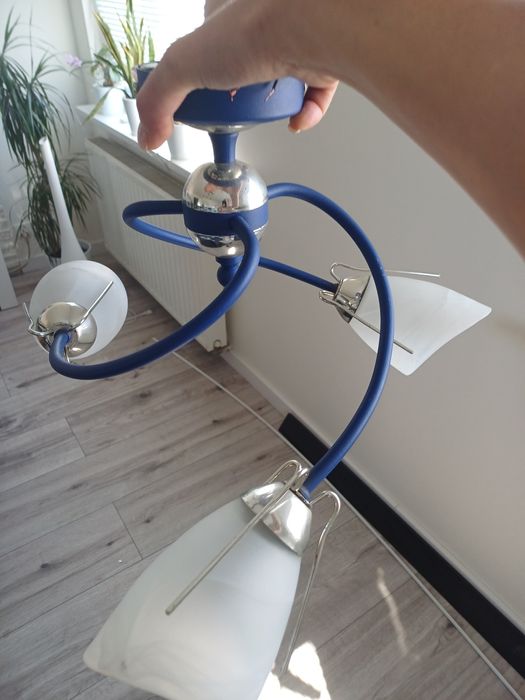 Lampa sufitowa kolor niebieski (chaber)