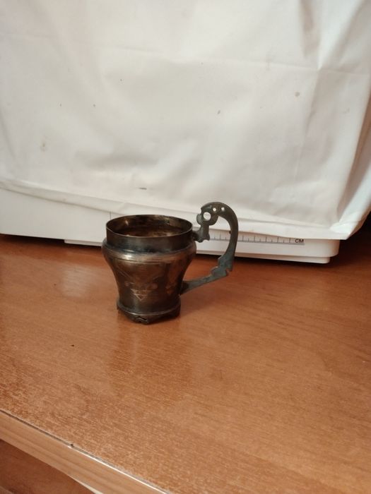 Подстаканник серебряный 80 гр, чашка серебрянная 1916 год