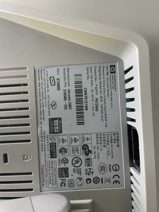 Monitor HP vs19b