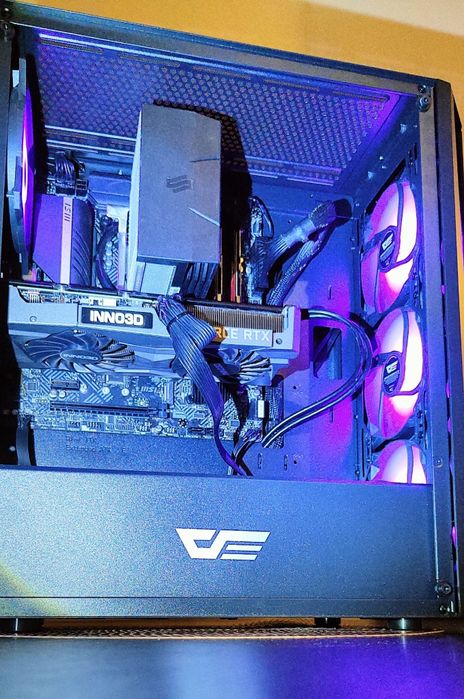 Komputer stacjonarny gamingowy NOWA obudowa/ do nauki i pracy RTX3060