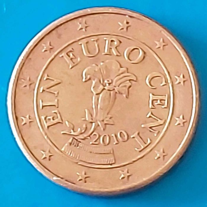 1 cêntimo de 2010 da Áustria