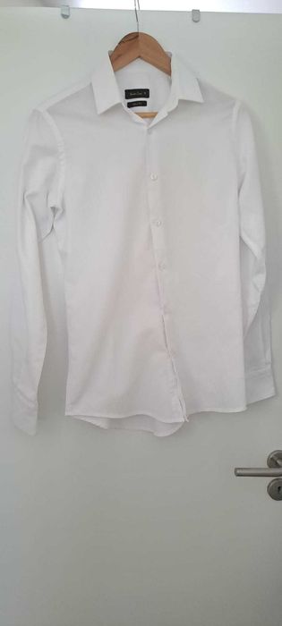 Camisa branca para homem Suits Inc