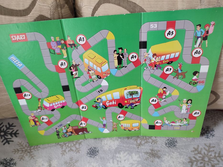 Gra planszowa  wesoły autobus ,grzybobranie ,przystanki