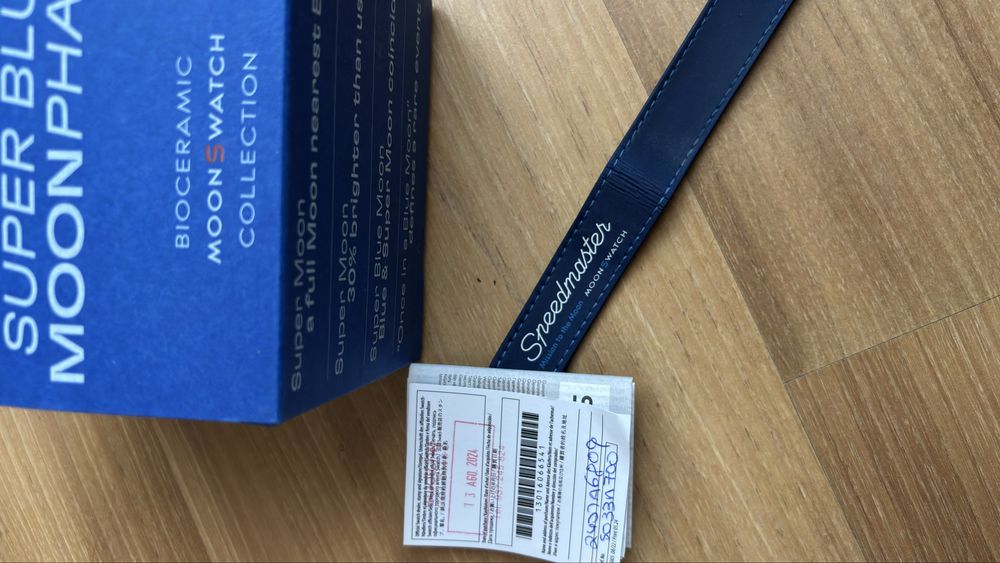 Omega x Swatch - Limited - Super Blue Moon Phase