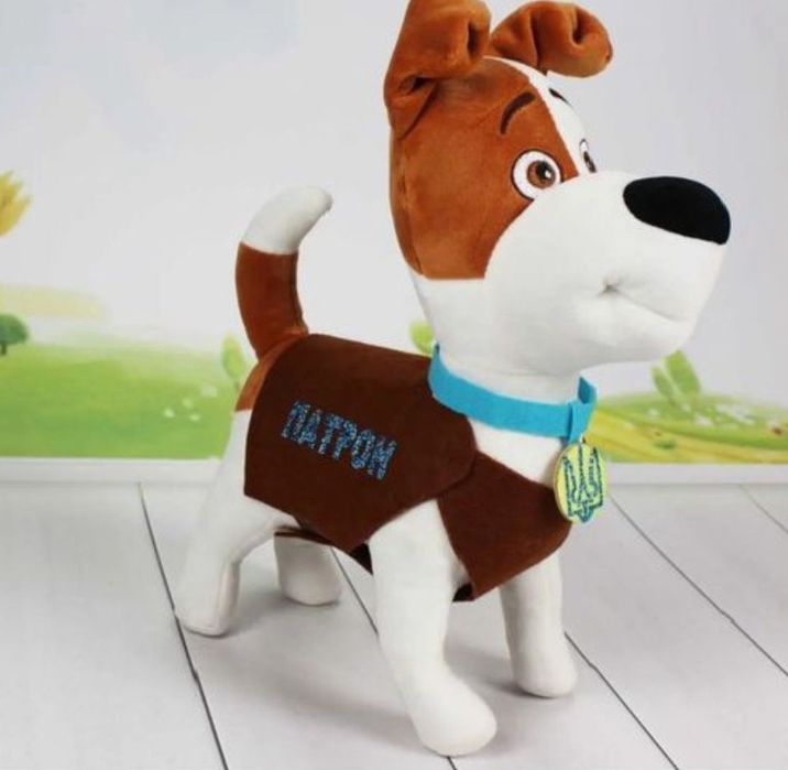 М'яка іграшка Патріотичний Пес Патрон 30 см