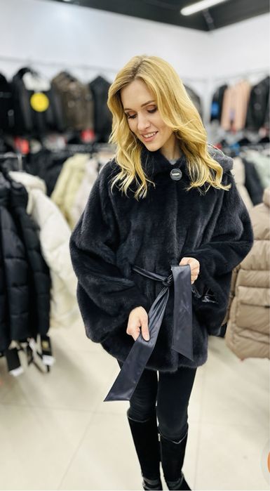 Норковая шуба новая, манто, MDK, S-M-L, хутро, норкова шуба нова