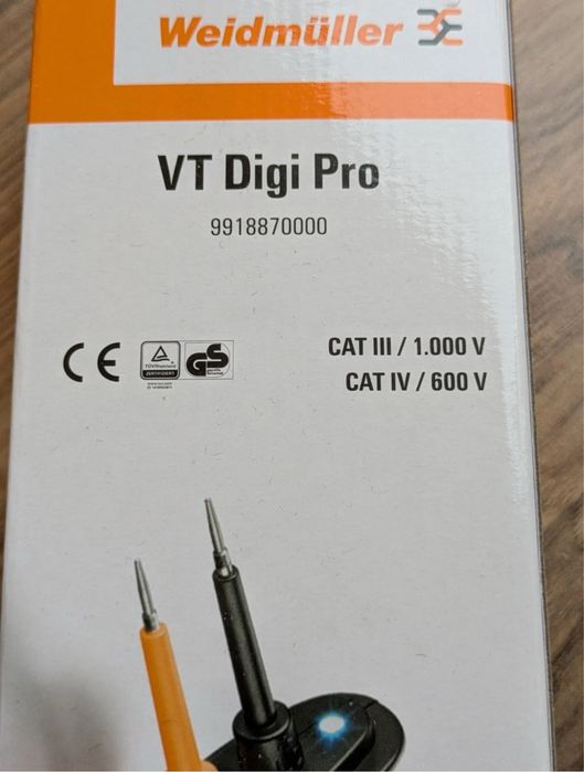 Nowy próbnik napięcia Weidmüller VT Digi Pro – Pełen zestaw