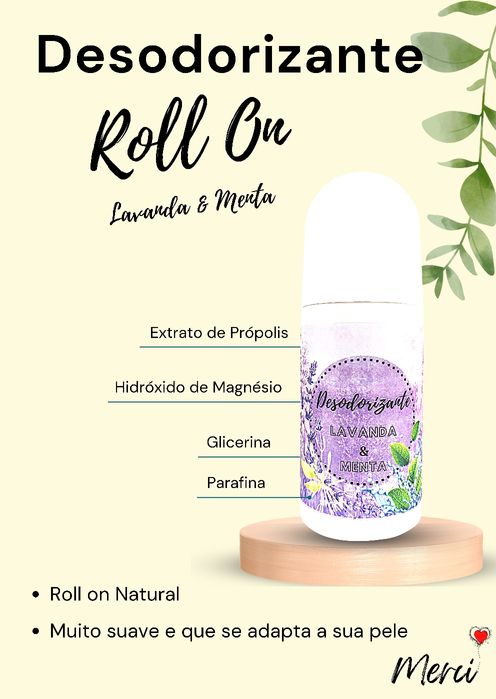 Sabonetes, desodorizantes, brisas Naturais