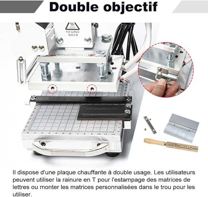 Profesjonalna maszyna do tłoczenia i znakowania materiałów