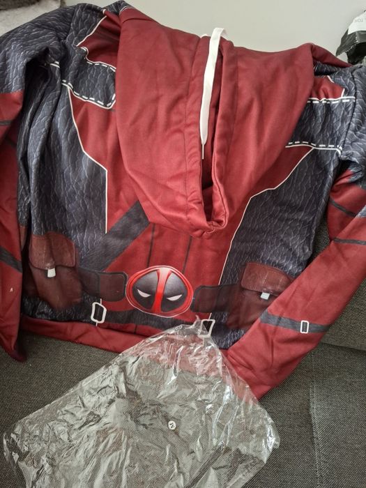 Bluzy Deadpool Wolverine Cosplay