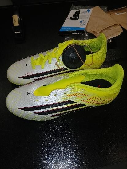 Chuteiras de Futebol Criança F50 League FG/MG Amarelo