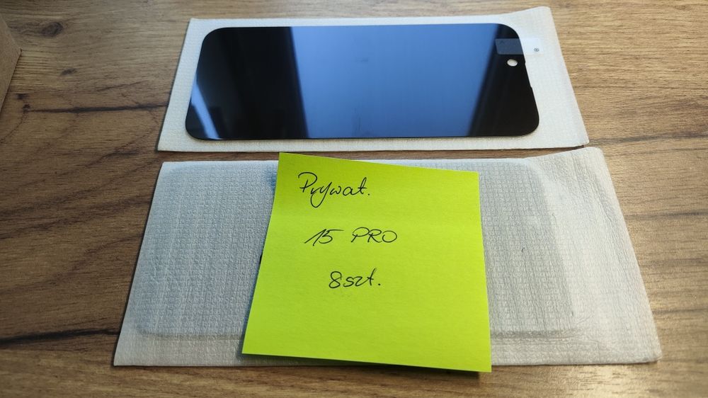Szybka prywatyzująca do iPhone 15 PRO - 1szt.