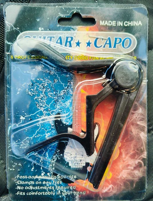 Capo de alumínio para guitarra - NOVO