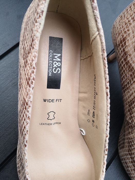 Szpilki damskie skórzane nowe roz 37