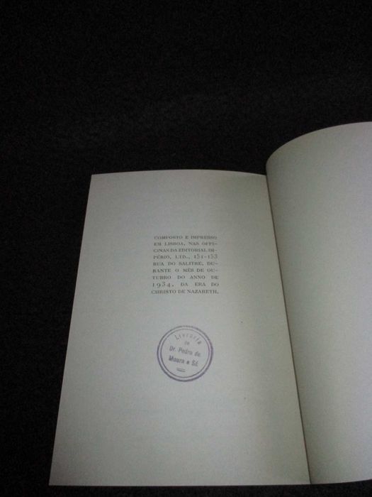 Livro Mensagem Fernando Pessoa Fac-Símile da 1ª edição