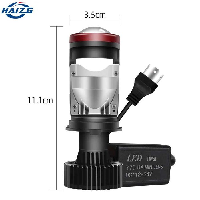 H4 Лед линза 34 000 люм. LED Projector светодиодная автолампа 140 watt