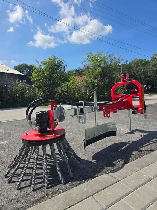 Odchwaszczarka do chwastów rotacyjna szczotka
