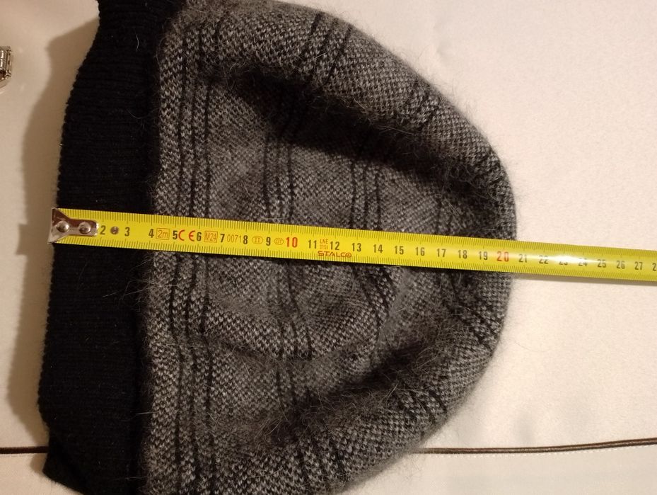 Beret damski xl szary Kamea