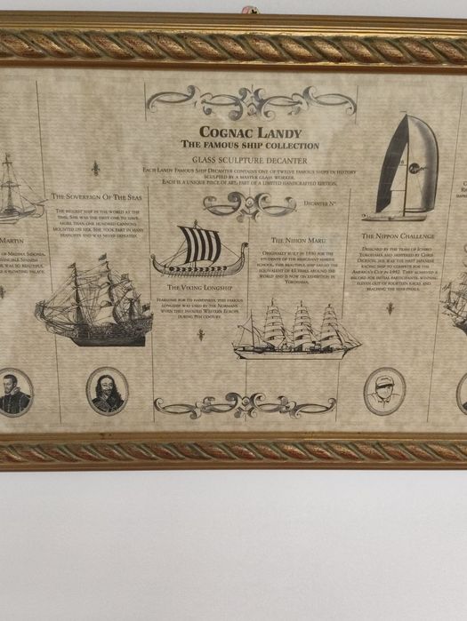 Quadro motivos Náuticos "Cognac Land"