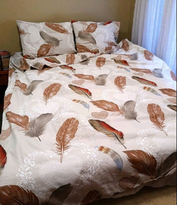 Тепла постільна білизна, 100% бавовна, фланель/байка лише власне пошит