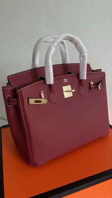 Сумка в стилі hermes birkin, люкс якість