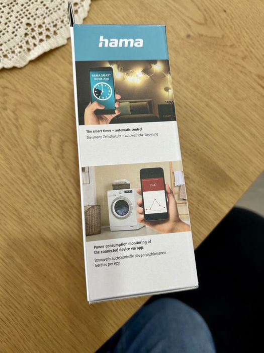 Hama Smart Socket, indoor x 2 Tomada Inteligente