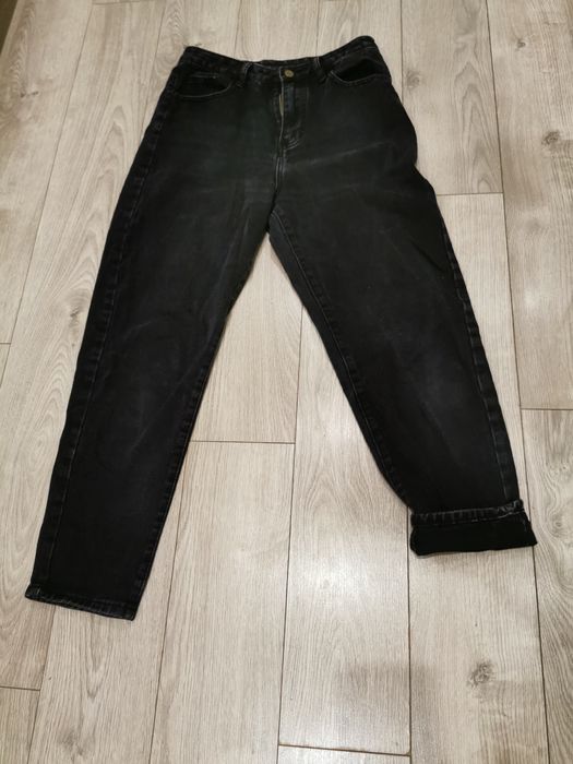 Spodnie damskie 38 M Shein boyfriend Jeansy czarne