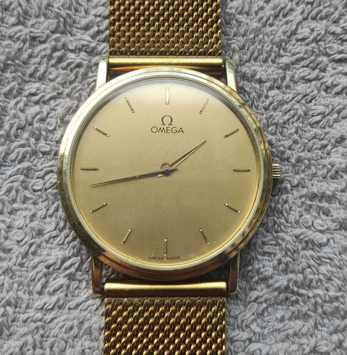 Złoty zegarek Omega 585, 14K