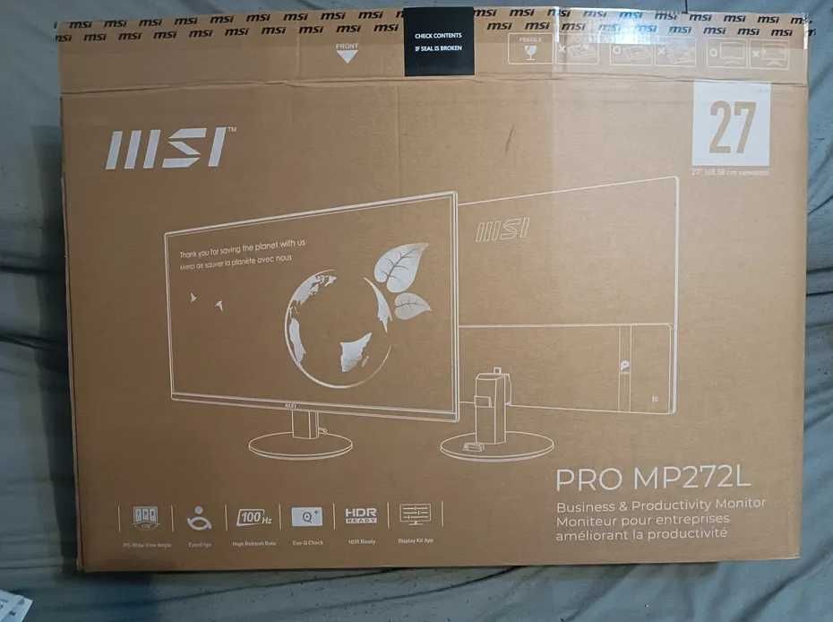 Monitor msi pro mp272l 100hz 27cali