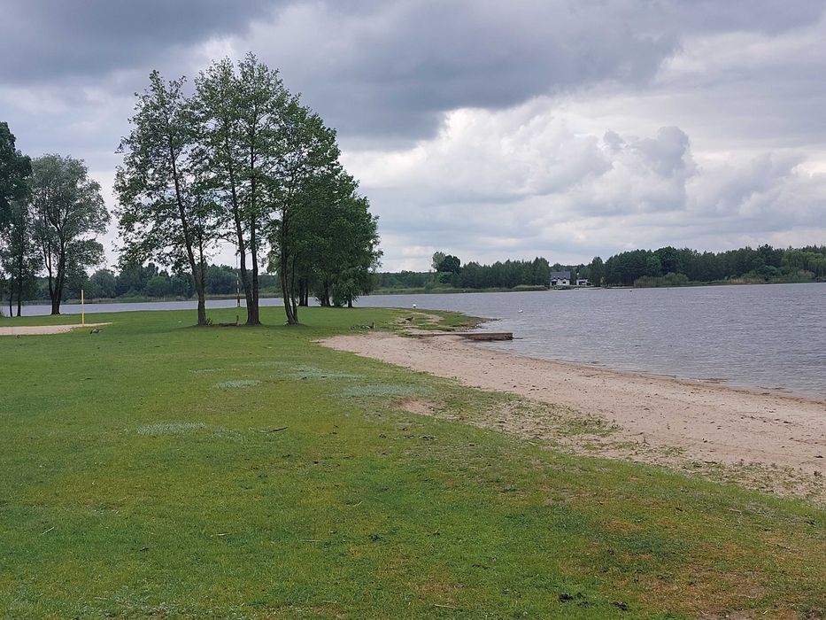 Domek nad jeziorem Gopło w Połajewie Łódka, rowerek wodny