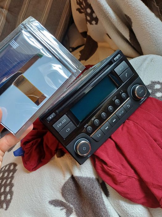 Radio nissan juke qashqai navara juke note micra nowy wyświetlacz kod