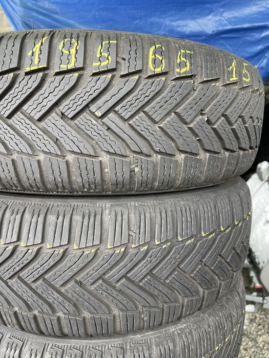 ‼️ 195.65r15 Michelin Alpin 6 зимовв шини колеса 4шт 6,5-6,8мм