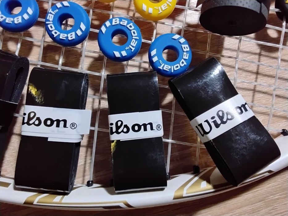 Намотка, овергріп на ракетку, демпфер