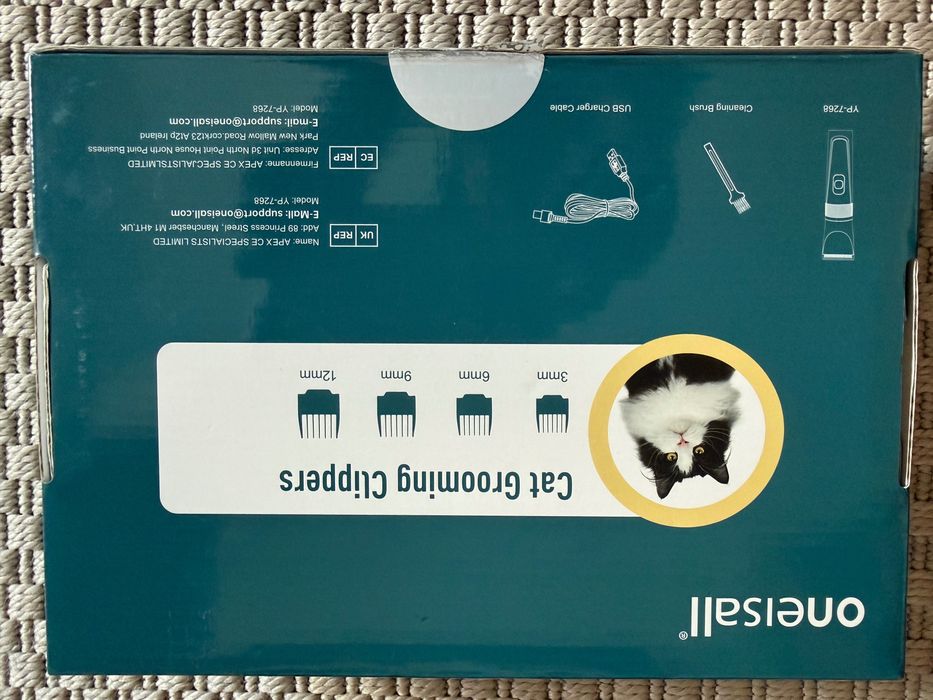 Máquina de tosquia para gato Oneisall YP-7268 com acessórios