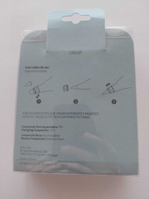 Saco de pasteleiro com 6 pontas diferentes [Novo na caixa]