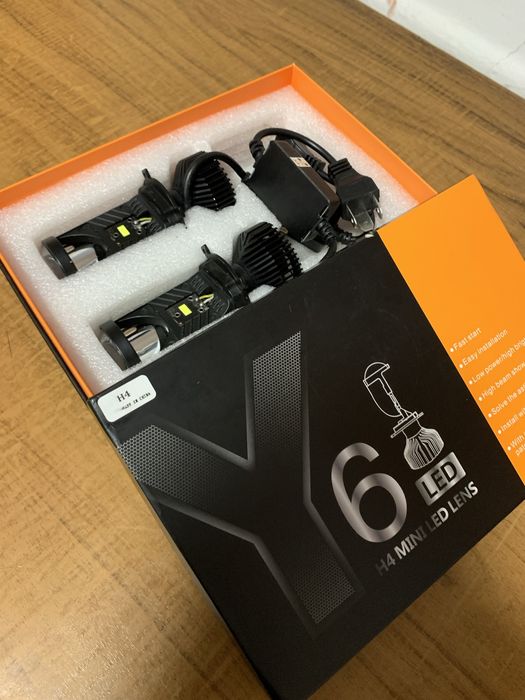 Лед лампочки H4 цоколь підходить як для авто так для мотоциклів