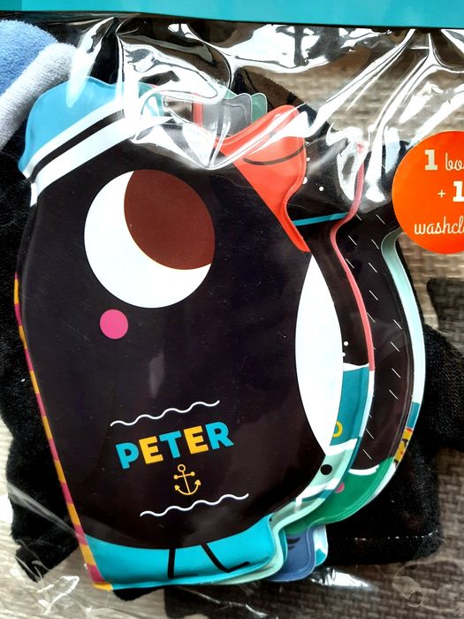 Peter My Bathtime Buddies książeczka kąpielowa z myjką angielski