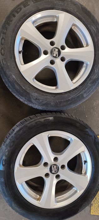 17"  5x114.3 et45 ładny komplet felg aluminiowych MSW