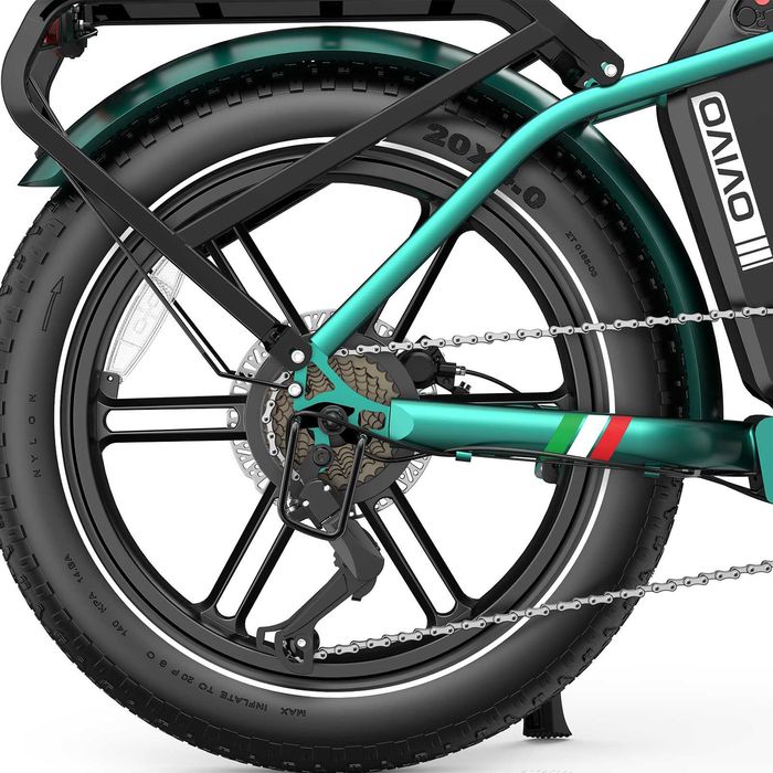 Rower elektryczny Ovivo C2 Pro - składak, zasięg ponad 100 km, fatbike