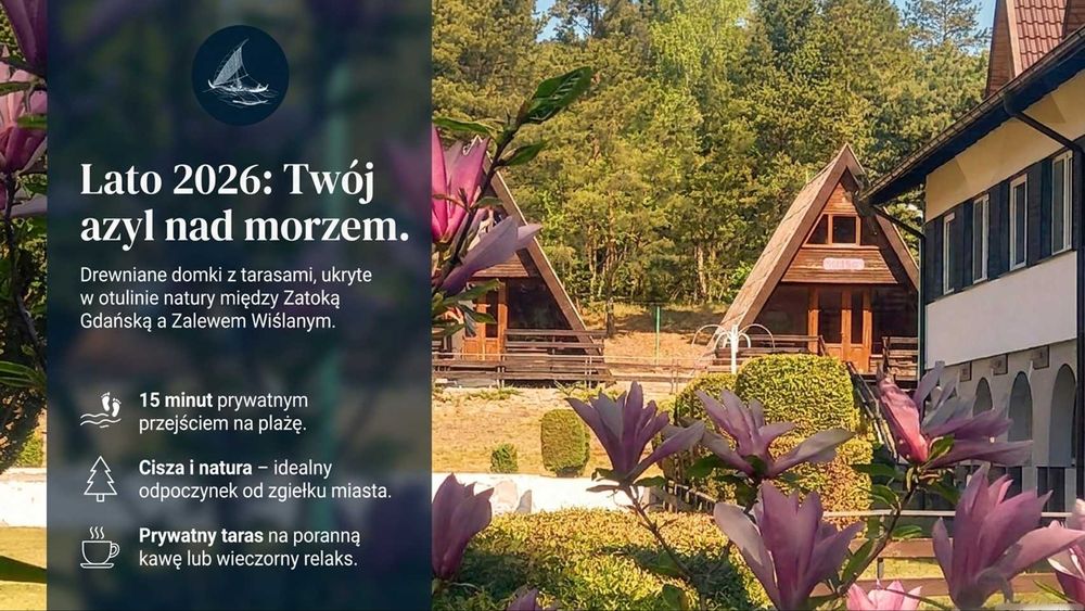 Domki Letniskowe i Pokoje Gościnne nad morzem. Mierzeja Wiślana