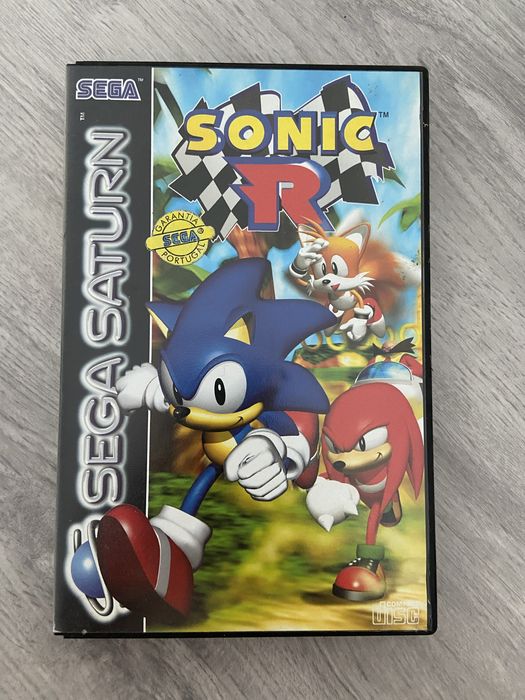 Sonic R (Sega Saturn) em caixa completa