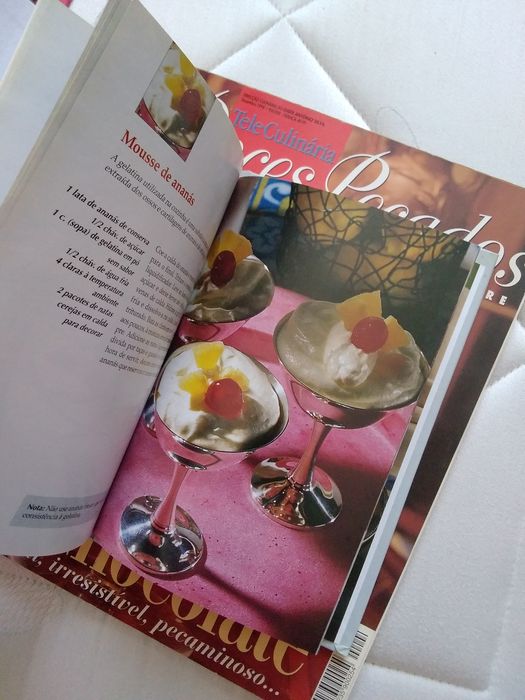 3 livros de sobremesas, venda apenas em conjunto 5€
