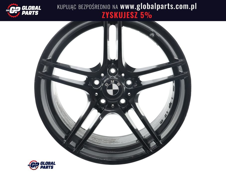 BMW E90 E91 Przednia Czarna Felga Aluminiowa 19" M 313 8J ET:37