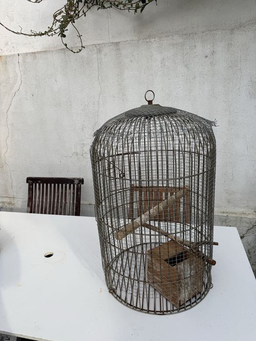Gaiola de ferro em bom estado